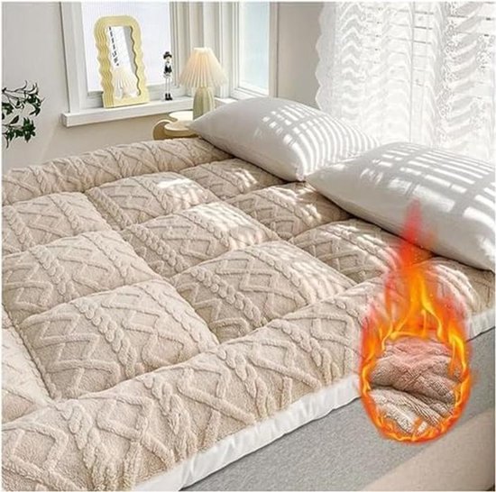 Japanse futonmatras - Vloermatras opvouwbaar - Comfortabel slapen - Ademend en antislip - Full-size - Groen — afbeelding 5