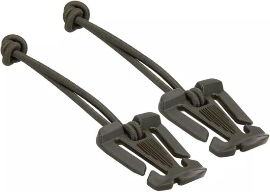Gear Houder Clips - Web Dominators - Rugzak Organisatie - Elastisch Koord - 10 Stuks - Zwart — afbeelding 4