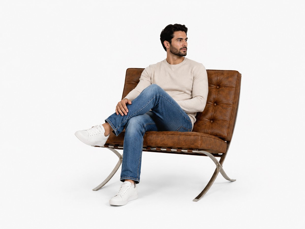 Malmo Chair - Vintage Bruin - Fauteuil - Stoel
