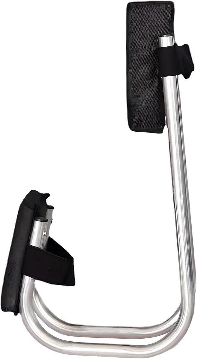 Tuinkniebank - Kniekruk - Comfortabel Tuinieren - Verstelbare Ondersteuning - 35 cm Diep - Zwart