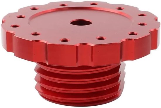Stuurwieladapter - Snelkoppeling Naaf - Rijervaring Verbeteren - Aluminium Constructie - 10mm Steek - Rood — afbeelding 5