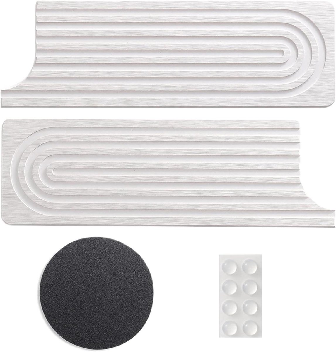 Spoelbakmat - Keukenmat - Werkblad Droog - Super Absorberend - 40 cm - Grijs