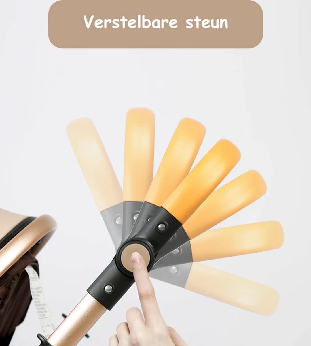 Luxe Luxe 3-in-1 Kinderwagen - 3 functies tot 36 maanden thumbnail 6