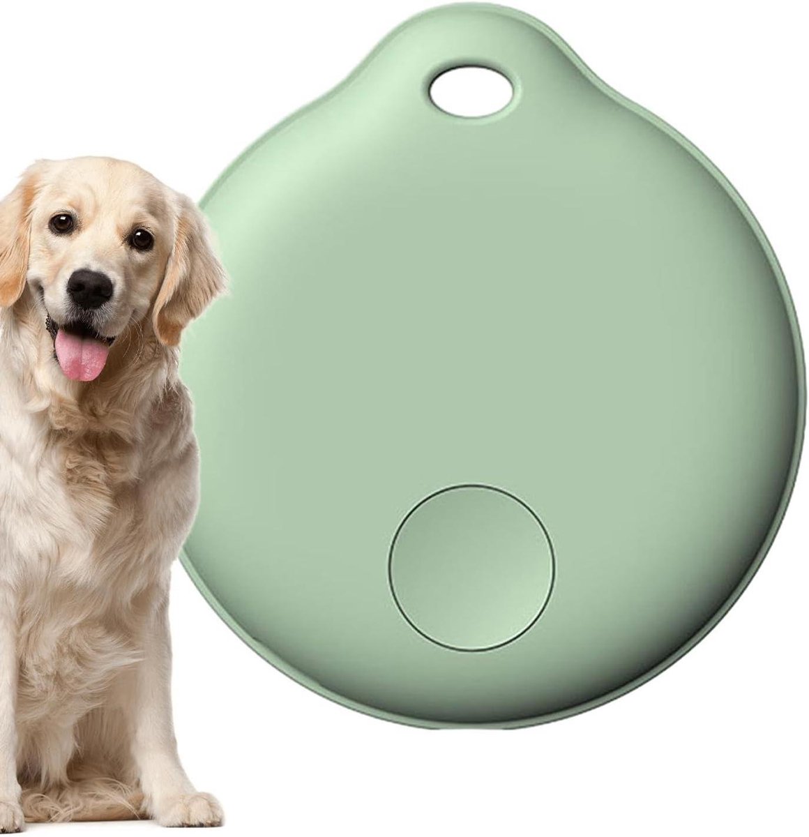 GPS Tracker - Zoeker Apparaat - Spullen Lokaliseren - Twee Weg Zoeken - 44.5 x 41 mm - Groen