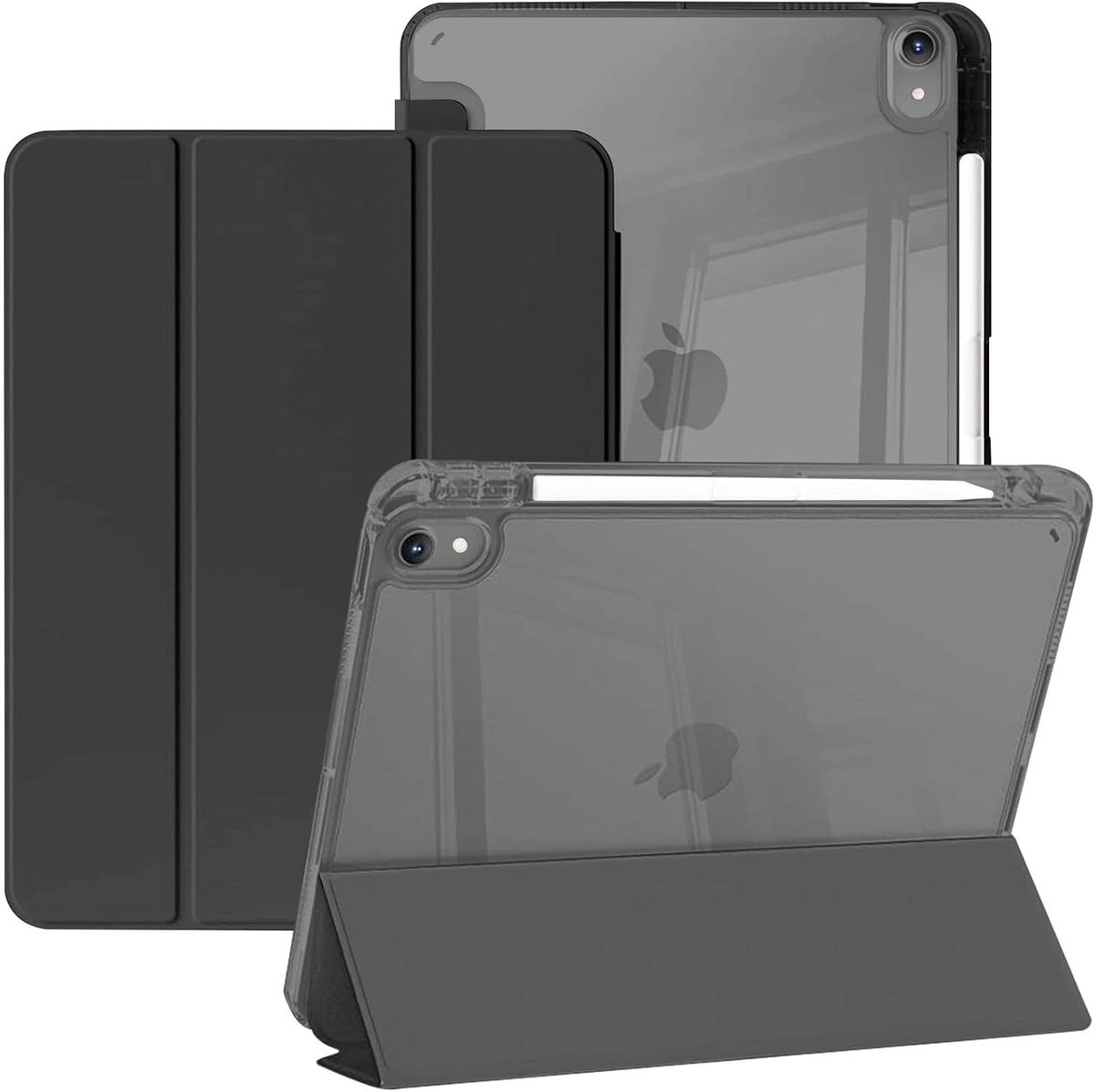 iPad Air Hoes - Tablethoes Beschermhoes - Veilig Gebruik - Met Penhouder - 13 inch - Zwart