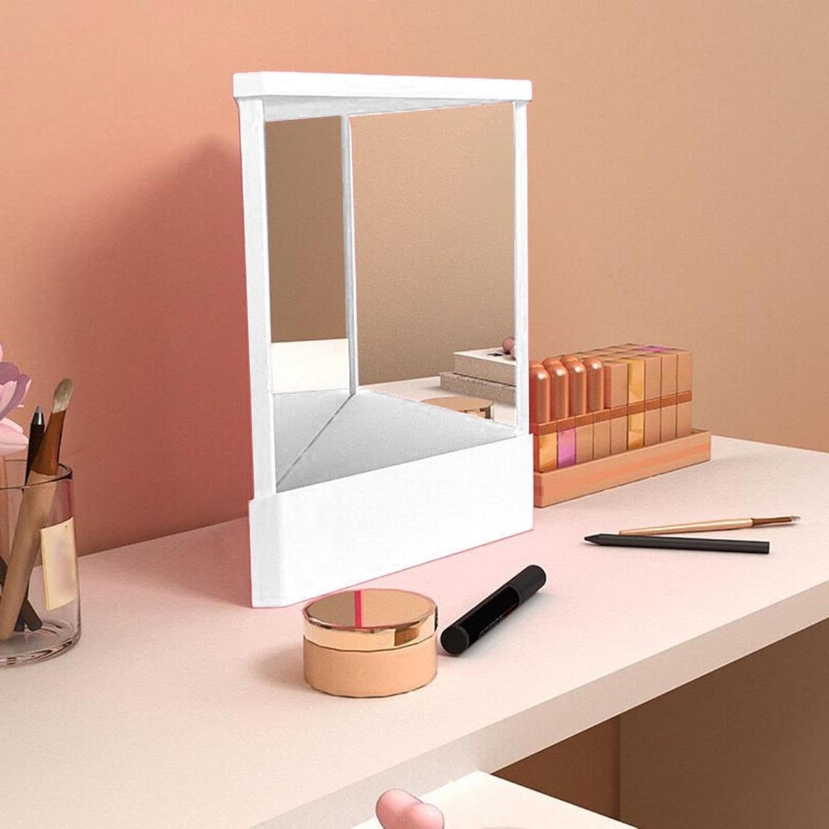 Rechte Spiegels voor Make-up en Kapsels - Niet-omkerende Spiegel voor Echt Beeld