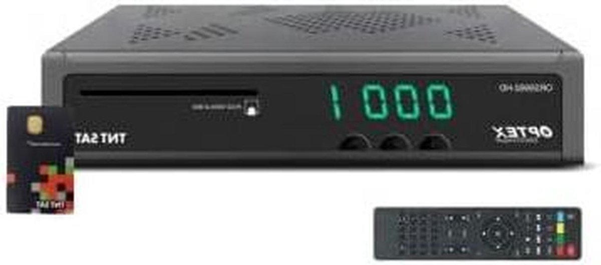 Satelliet Ontvanger - HD Receiver - TV Kijken - Timeshift Opname - HD - Zwart