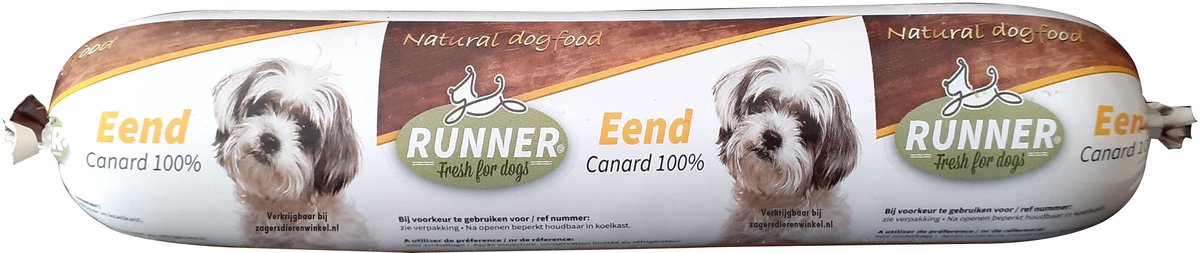 Runner worst eend doos 10 stuks x 400 gram