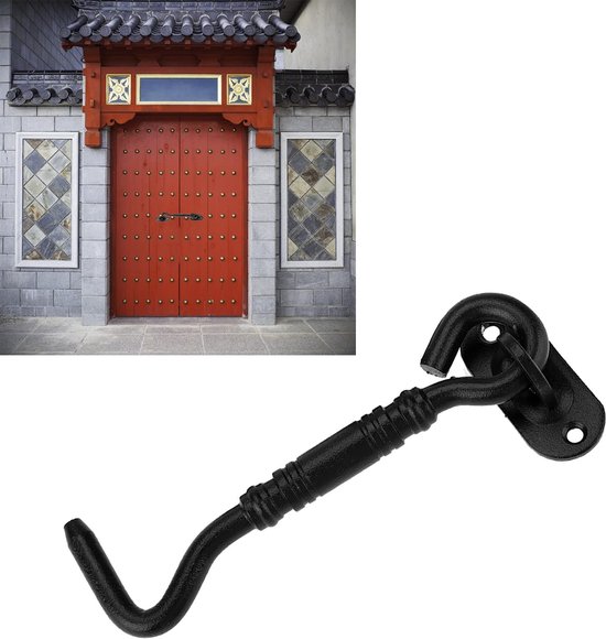 Allecto - Barn Gate Hook Latch - Multifunctionele Haak Sluiting - Voor Deur en Raam - Veilig en Duurzaam - Eenvoudige Installatie - Geschikt voor B... van Merkloos — afbeelding 3