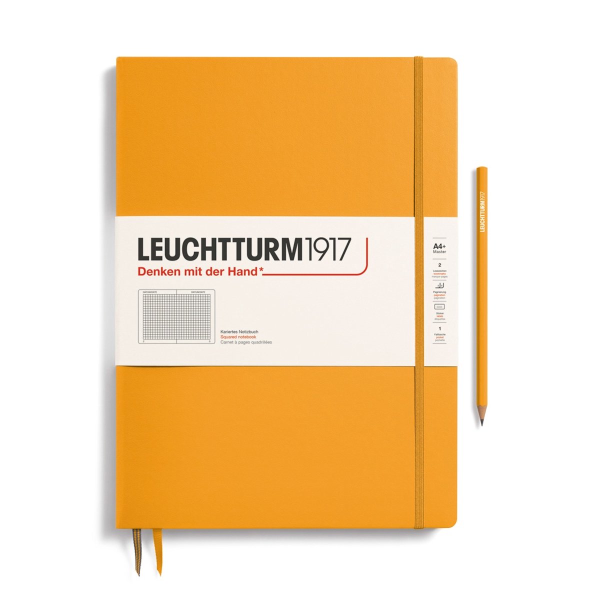 Leuchtturm1917 A4+ Master Slim Squared/Geruit Rising Sun