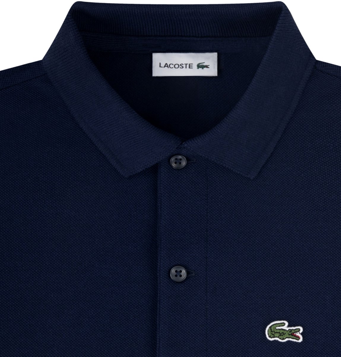 Polo Lacoste Kids Lcb Non Organic Petit Pique Marine Blauw