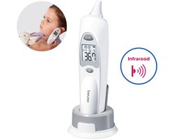 Beurer FT 58 Infrarood Oorthermometer – Thermometer Baby & Volwassenen – Hygiënisch – Inclusief 10 Beschermkappen & Opbergbox