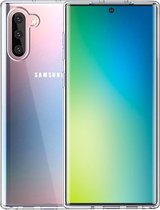 Samsung Note 10 hoesje transparant - Samsung galaxy note 10 hoesje transparant case siliconen hoes cover