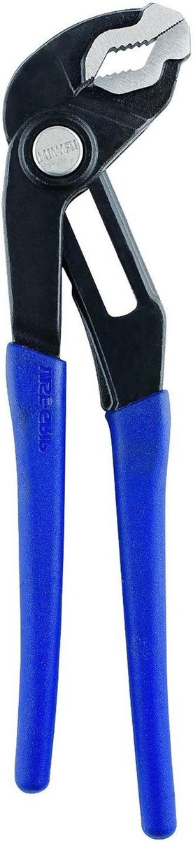 Verstelbare Tang - Waterpomptang - Sloten Vastzetten - Extra Dunne Grip - 250 mm - Blauw-metaal