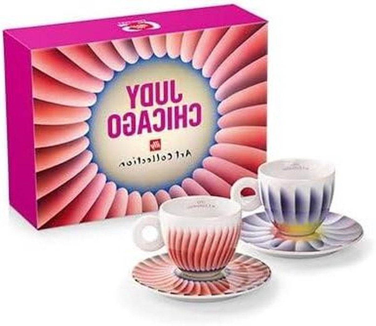 Cappuccinokopjes Set - Koffiekopjes Mokken - Koffie Moment - Genummerd Gesigneerd - 90 Centiliter - Roze