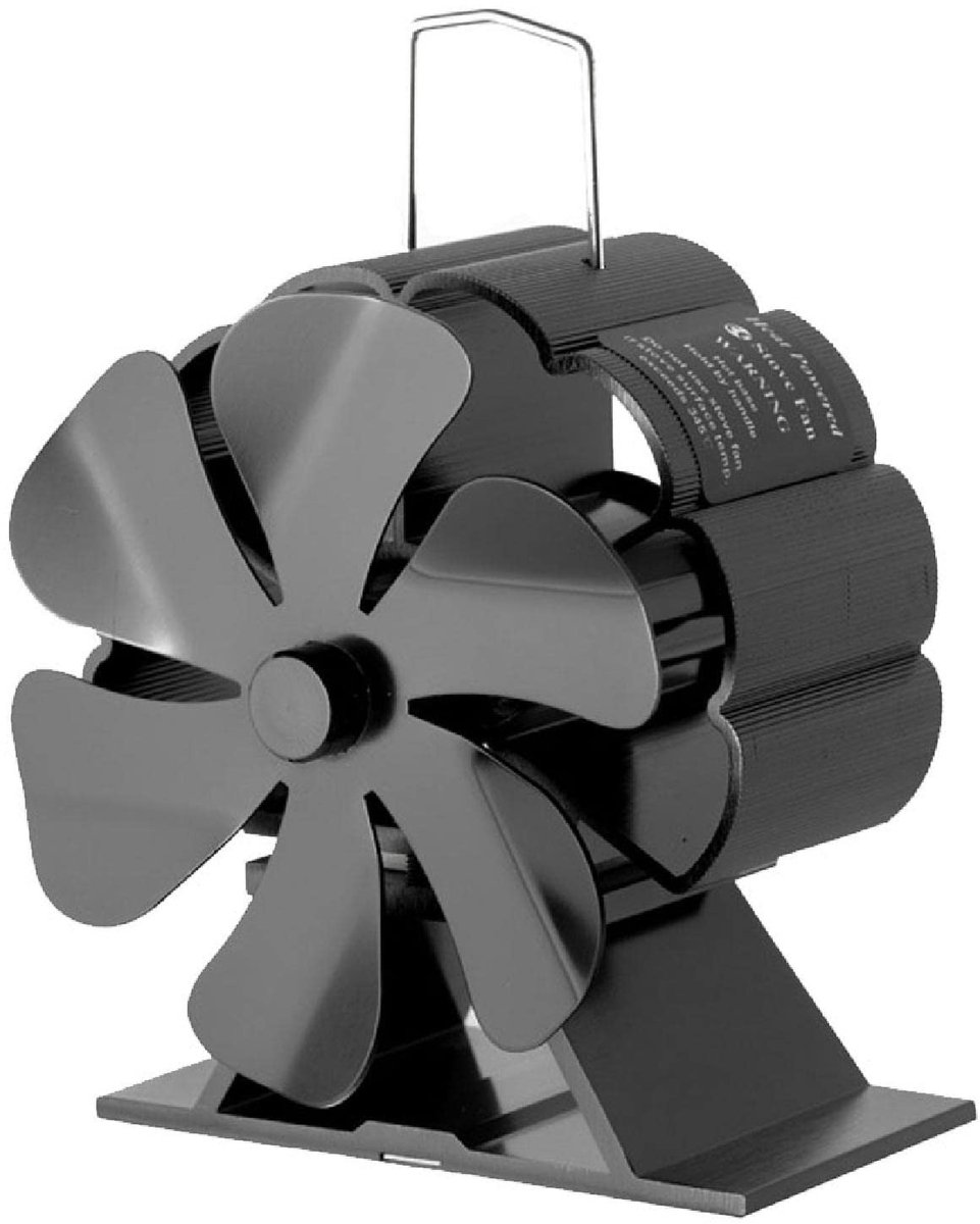 SPHProducts - Mini Kachel Ventilator - Houtkachel Ventilator - Efficiënte Warmteverspreiding - Compact Formaat - Stil en Energiezuinig - Ideaal voor O