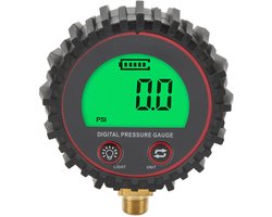 Allecto - Digitale Bandenspanningsmeter - Nauwkeurige Luchtdrukmeter - Verhoogt Veiligheid - Compact Formaat - Geschikt voor Auto's en Motoren - Id...