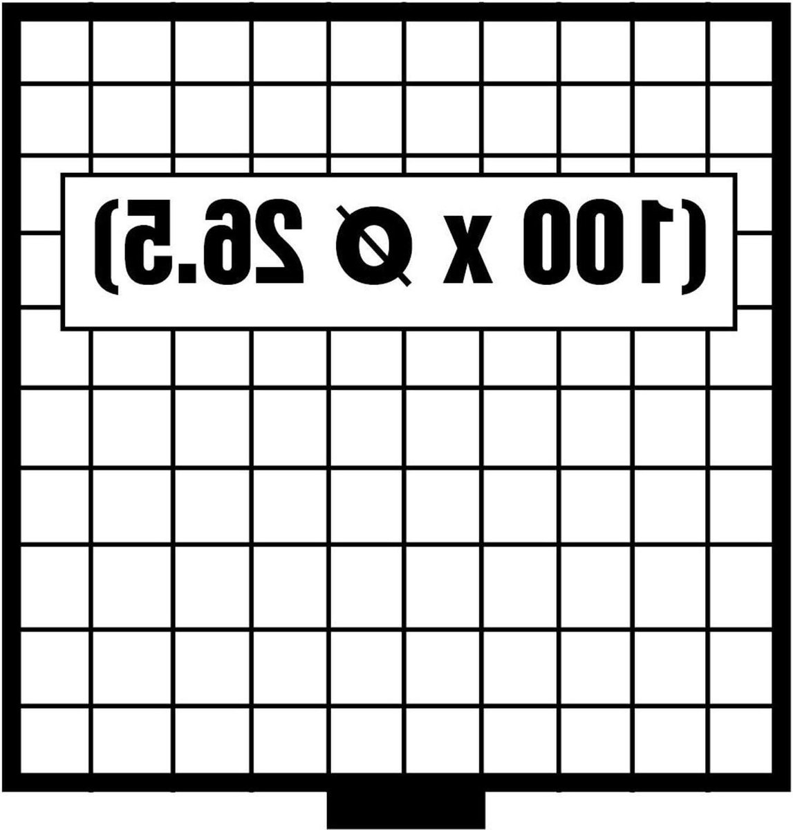 Geldcassette - Opbergdoos - Geld Bewaren - Met Vilten Vakken - 81 x 296 mm - Rood