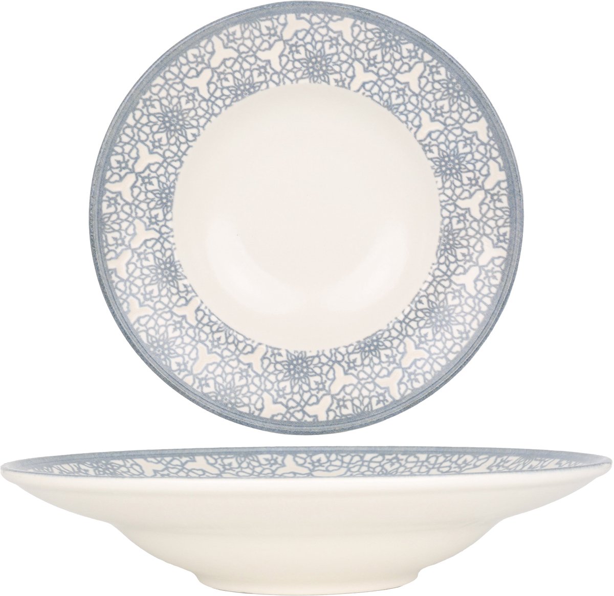 Kütahya Porselen Pastabord - Casa Blue - Porselein - 27 cm (450cc) - set van 2
