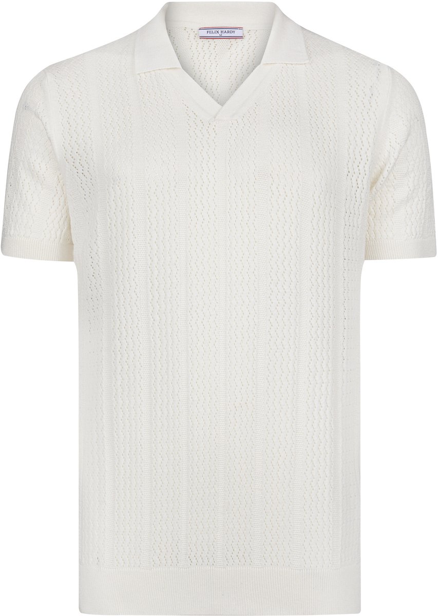 Felix Hardy Polo Shirt Korte Mouwen 100% Katoen Heren Ecru - 2Xl