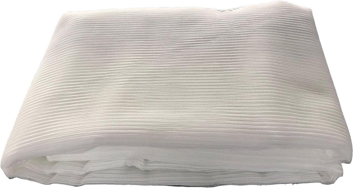 Steigernet - Bouwzeil Veiligheidsnet - Bouwplaats Beveiligen - UV-behandeld - 3 x 20 m - Wit