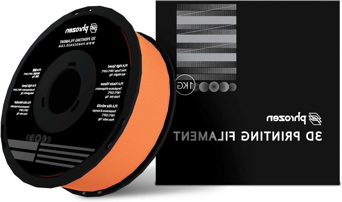 PLA Filament - 3D Printmateriaal - Snel Printen - Hoge Printsnelheid - 175 mm - Oranje