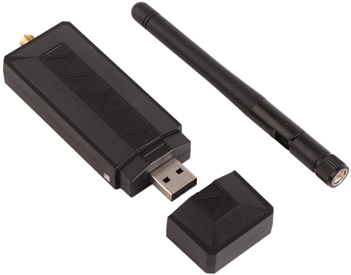 Allecto - USB Draadloze Netwerkkaart - WiFi-adapter - Snelle internetverbinding - Compact formaat - Ondersteunt Linux - Geschikt voor tv en computer