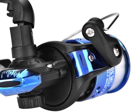Lichte Spinning Reel voor Zoetwatervissen met 3 Lagers, 5.2:1 Overbrengingsverhouding en Antislip Handvat, Inclusief Reparatietools en Vissershengel — afbeelding 4