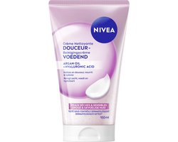 NIVEA Essentials Verzachtende Reinigingscrème - Gezichtsreiniger Droge en gevoelige huid - Amandelolie - Hydramine - Gezicht Wassen - 150 ml