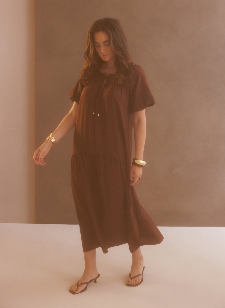 YEST Mirella - Coffee Brown - maat 36