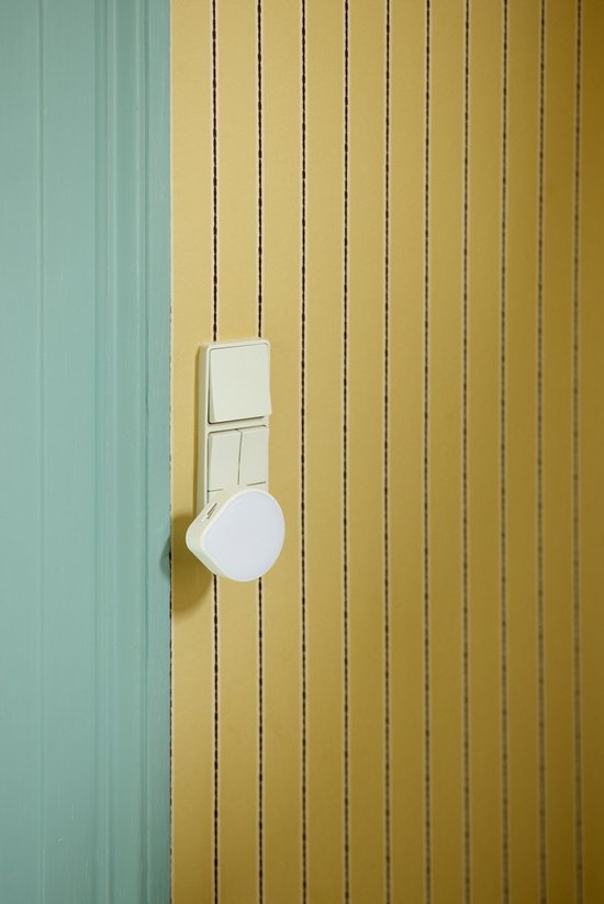 OSRAM LUNETTA RAINDROP nachtlampje incl. daglicht- en bewegingssensor, 0,5W, 15lm, wit, regendruppeldesign, warmwit licht bij 3000K, dimbaar, ingebouwde EU-stekker, voor gebruik binnenshuis van Osram — afbeelding 3