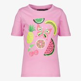 TwoDay meisjes T-shirt met fruit en pailletten - Roze - Maat 92