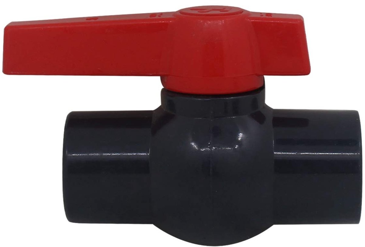 Allecto - Kraan pvc kogelkraan - Kogelventiel - Afsluitkraan - 20-110mm - Geschikt voor zwembad - Afsluiter - Duurzaam en betrouwbaar