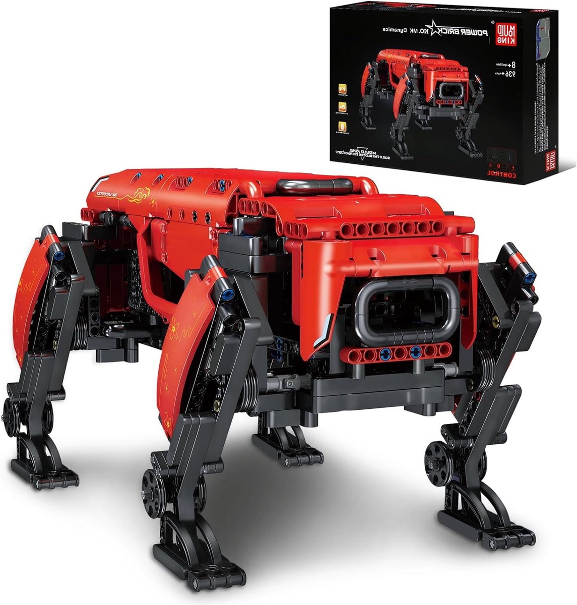 Afstandsbediening Robot Model, 936 Stukken, Mechanische Hond Bouwstenen voor Volwassenen en Kinderen, Creatief Speelgoed en Cadeau voor Verzamelaars