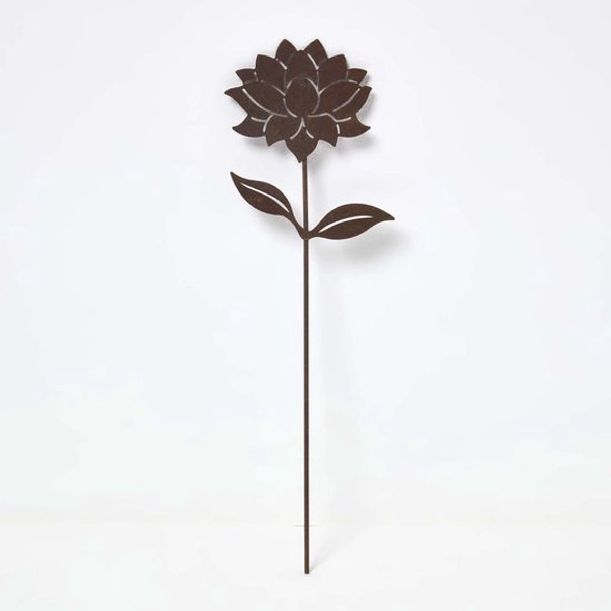 Corten stalen tuinsteker Dahlia,35 cm