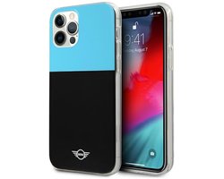 Mini Morris Color Block Serie - iPhone 12 Pro Max Hoes - Blauw - Hardcase - Luxe Ontwerp