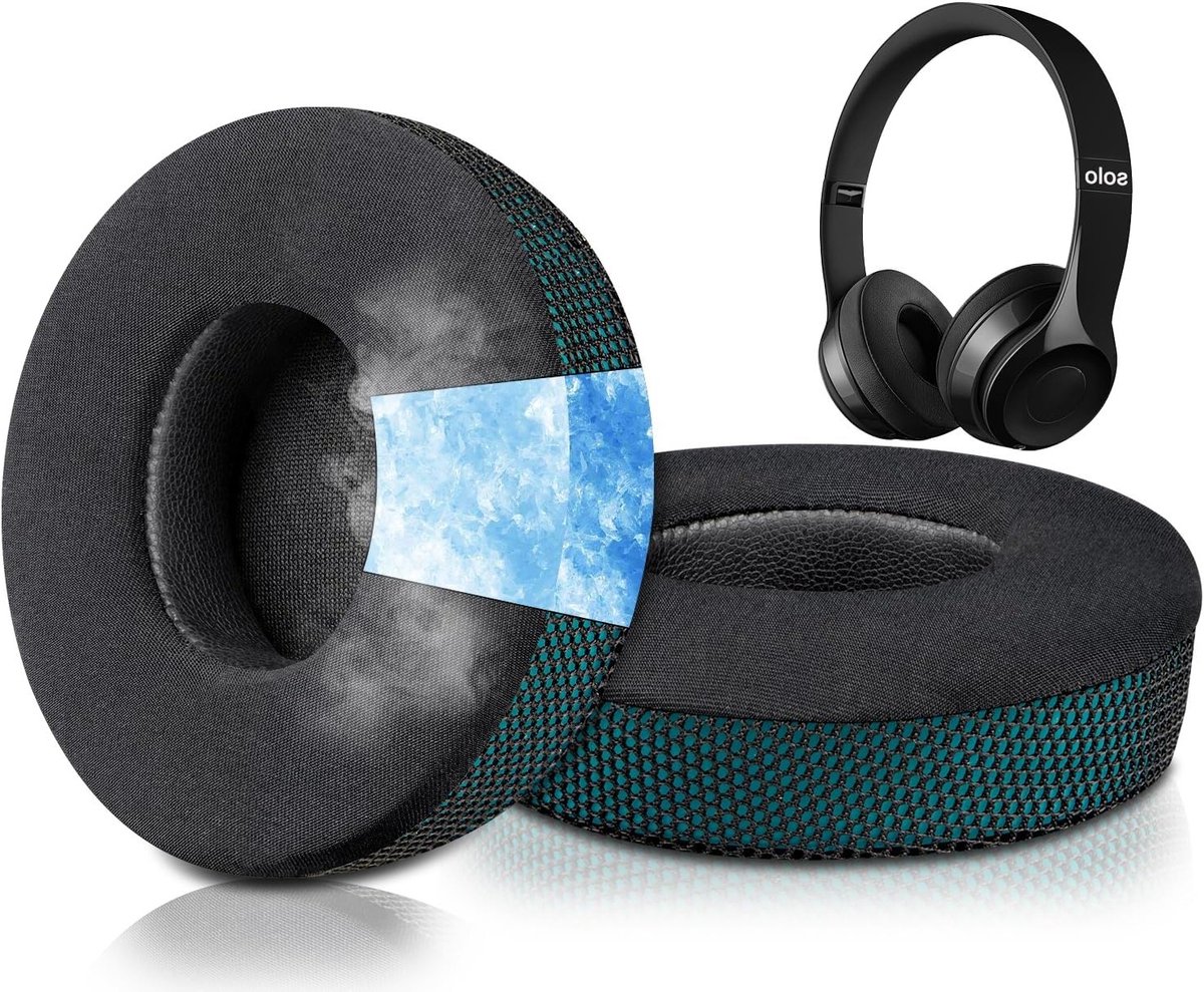 Vervangende Oorkussens voor Draadloze On-Ear Hoofdtelefoons, Hoogwaardige Gel, Geluidsisolatie, Extra Dikte, Comfortabel en Duurzaam