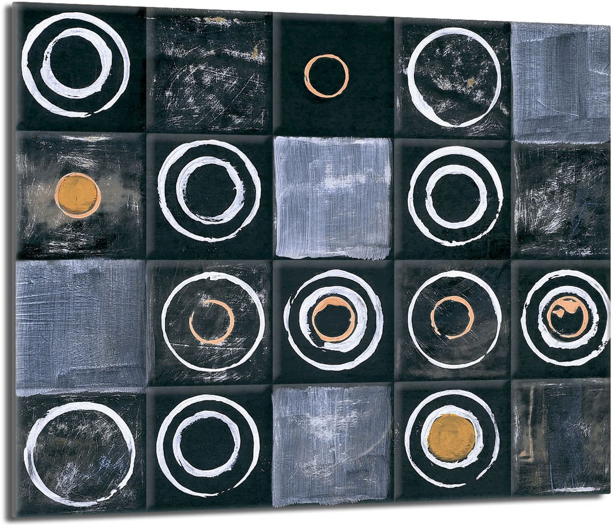TMK ArtDeko - Beschermplaat Kookplaat - Schokbestendig Glas - 60x52 cm
