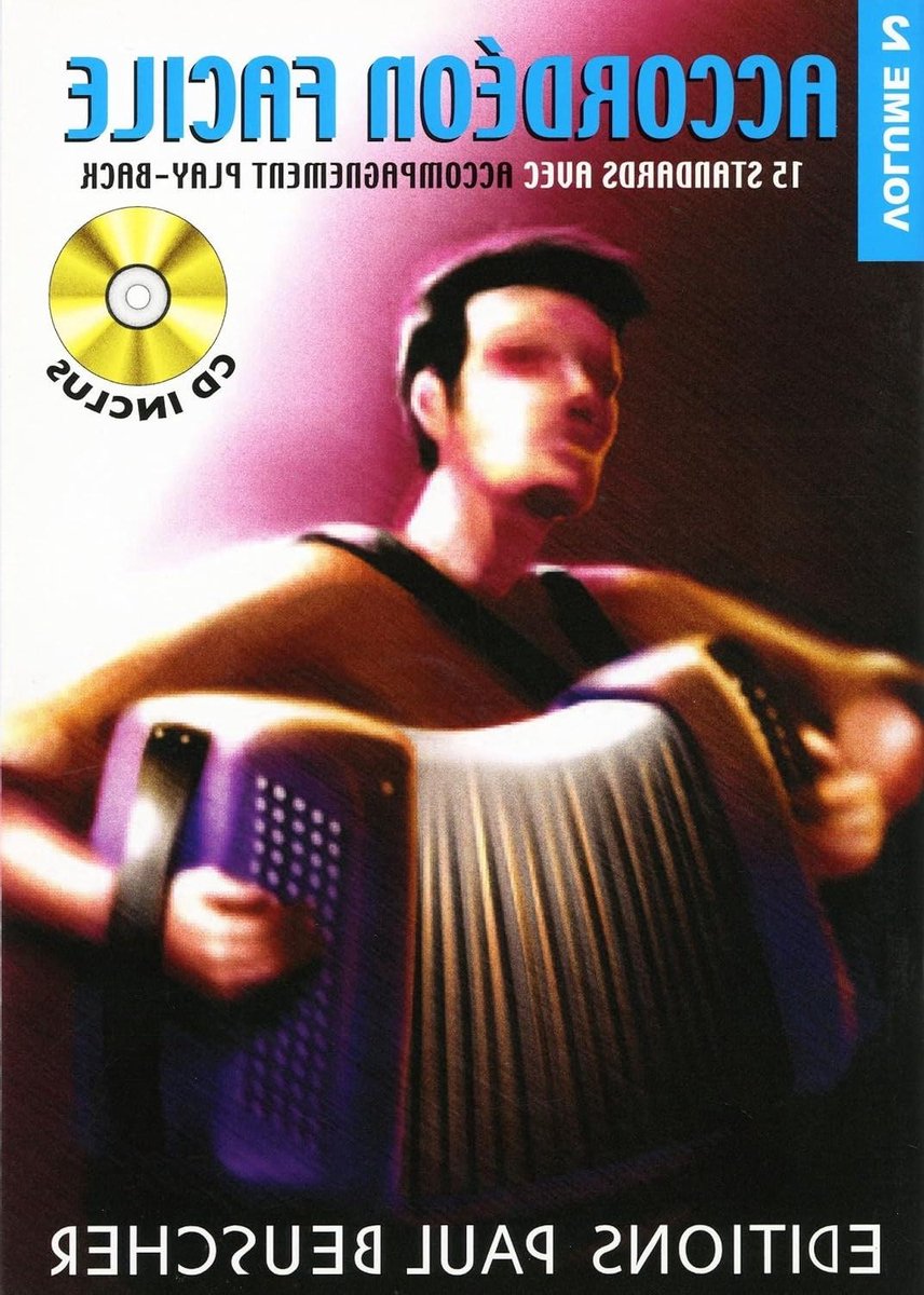 Accordeon Handleiding - Muziekboek CD - Muziek Leren Spelen - Inclusief Les CD - 160 g - N.v.t.