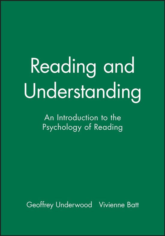 Reading and Understanding - cover