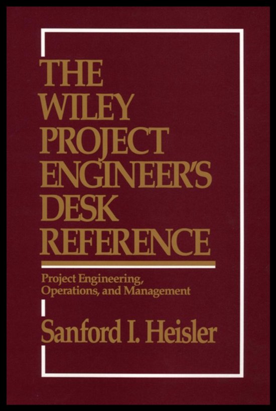 The Wiley Project Engineer's Desk Reference - cover