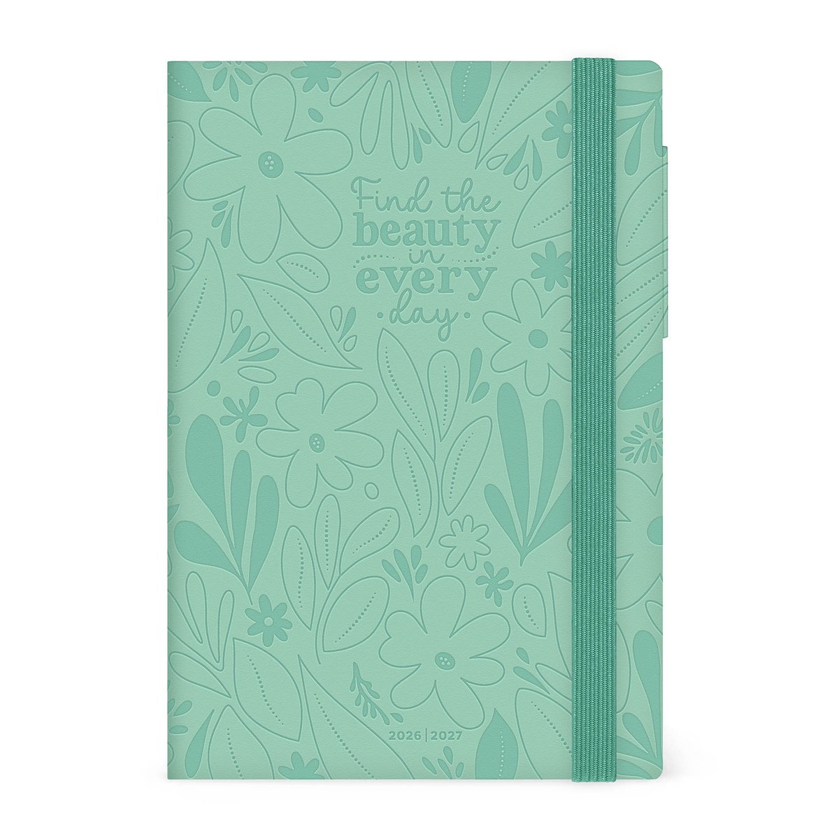 LEGAMI AGENDA 2026-2027 - 16mnd - WEEK OP 2 - VERTICAAL - HARDCOVER - BOTANIC GARDEN