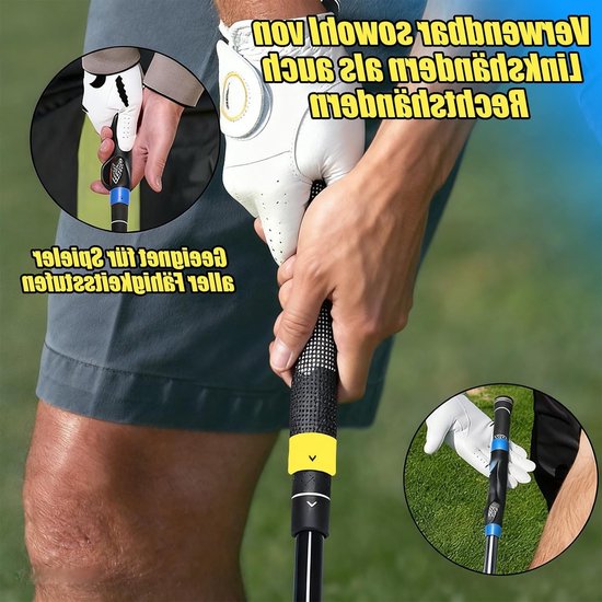 Professionele Grip Trainer Set van 2 voor Golf: Verbeter je Swing en Uitlijning, Geschikt voor Links- en Rechtshandige Spelers, Essentieel Trainingsaccessoire voor Golfvaardigheden — afbeelding 2