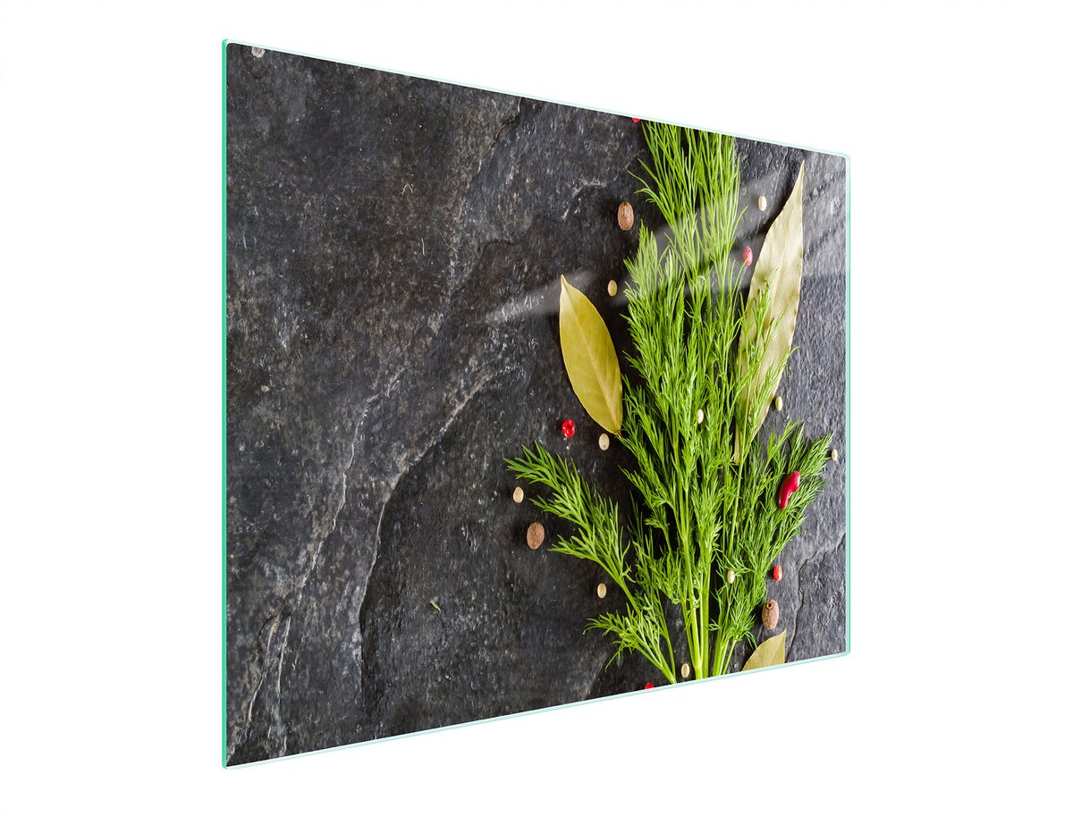 TMK ArtDeko - Glazen Snijplank - 52x30 cm - Hittebestendig - Antislip