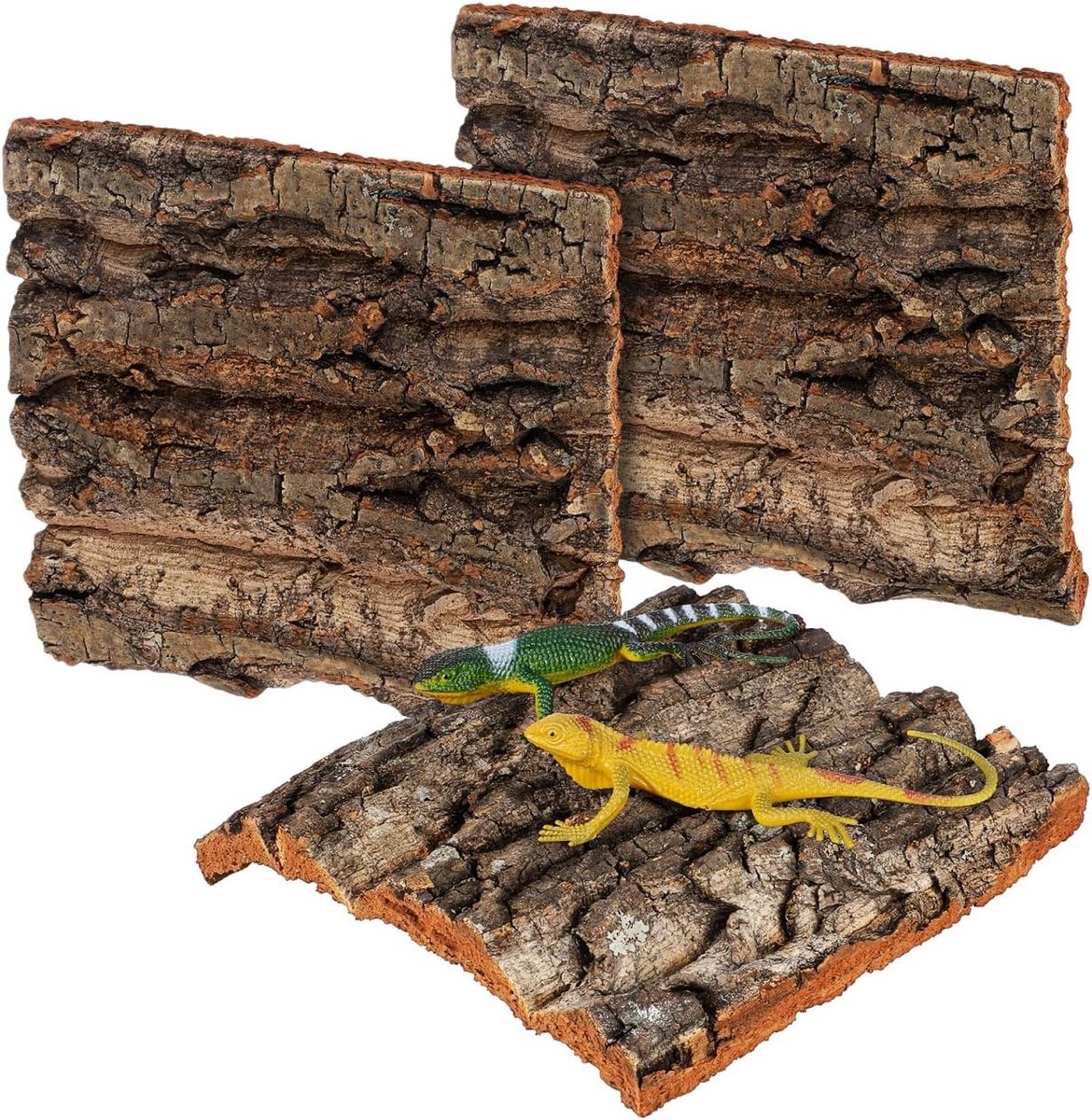 Kurk schors achtergronden voor reptielen tank - decoratieve klimmuur voor baardagaam en terrarium