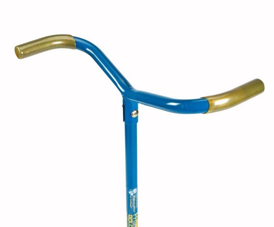 GardenClaw Tuinklauw GG921-06 - Woelvork voor het Losmaken en Beluchten van Grond - Cultivator met Ergonomische S-Handgreep - Grondwoeler Verstelbaar 97-106 cm - Blauw/Goud van Merkloos	 — afbeelding 4