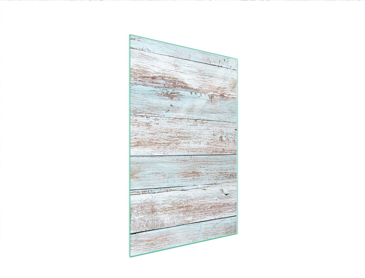 TMK ArtDeko - Snijplank Glas - 35x52 cm - Houtmotief