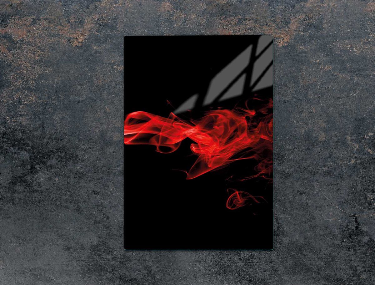 TMK ArtDeko Serie - Snijplank van Gehard Glas - 35x52 cm - Zwart