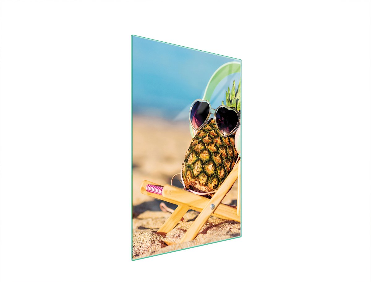 TMK ArtDeko - Serie Ananas - Snijplank - 35x52 cm - Glas