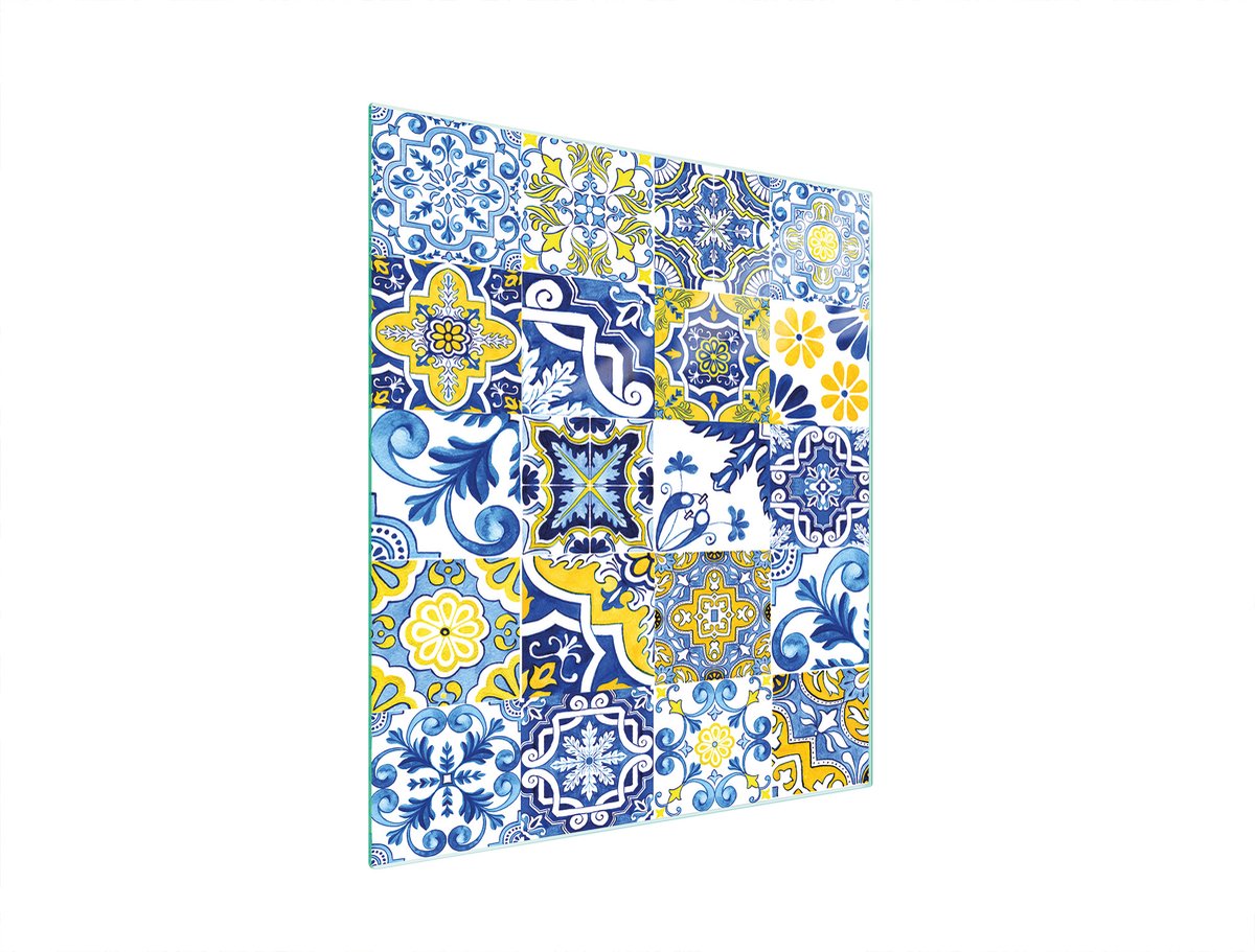 TMK ArtDeko - Glazen Snijplank - 45x52 cm - Mozaïek - Hittebestendig